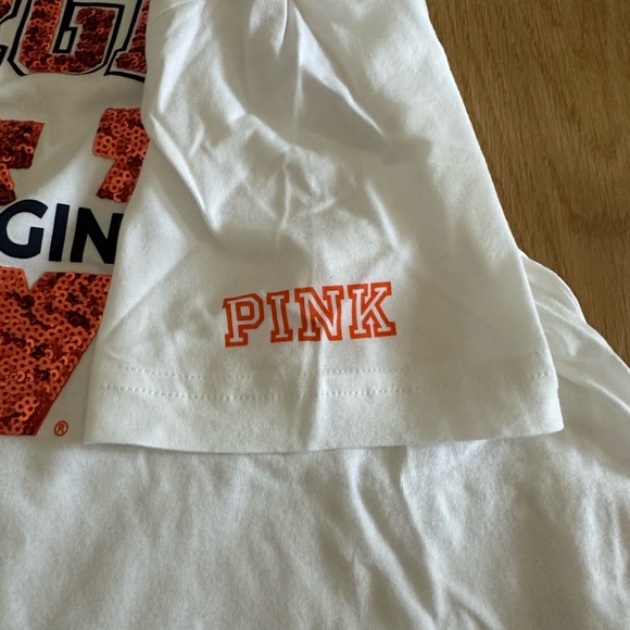 Pink VS Collegiate Collection UVA Shirt | Pink University of Virginia Tee NWT - Picture 5 of 10